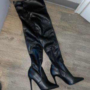 Forever 21 Thigh High Boot